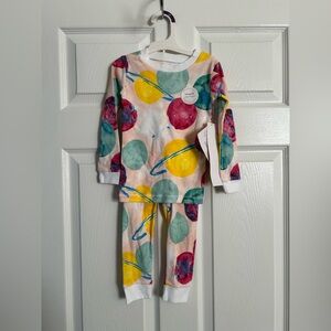 Burt’s Bees Kids 2-piece outter space pajamas 
2T NWT organic cotton